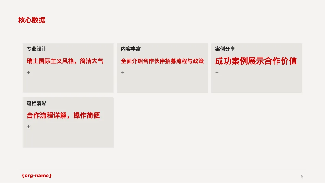 合作伙伴招募宣讲 PPT模板 第9页预览