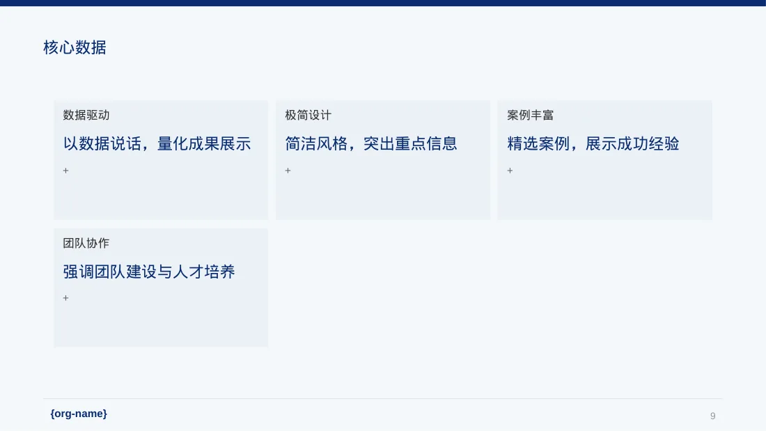分公司建设成果汇报 PPT模板 第9页预览
