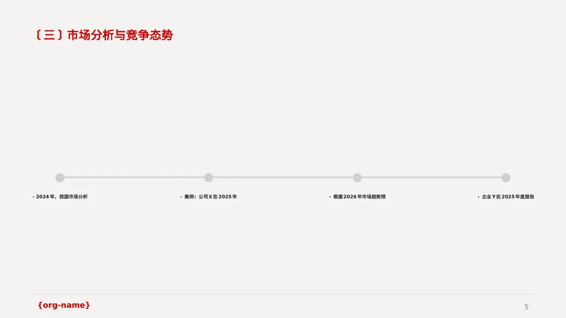 企业年度战略发展规划报告PPT模板 第5页预览