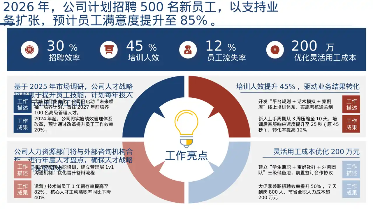 企业未来五年发展蓝图PPT模板 第7页预览