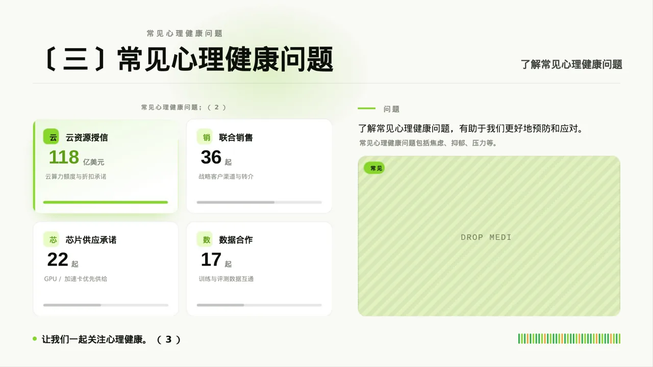 心理健康科普宣讲 PPT模板 第7页预览