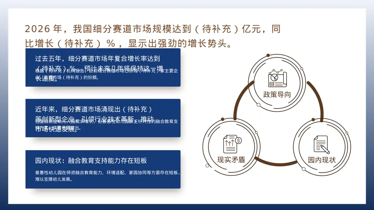 各细分赛道市场剖析 PPT模板 第2页预览