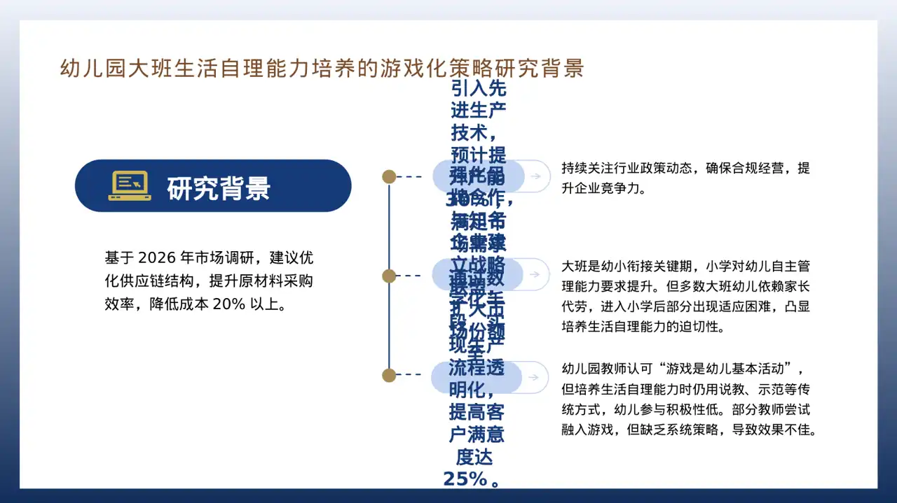 行业上下游供需分析 PPT模板（深蓝学术风） 第9页预览