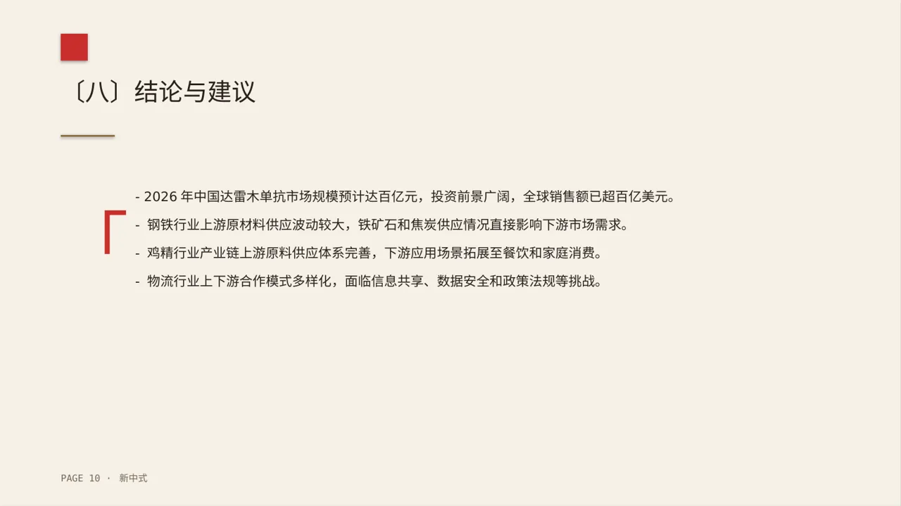 行业上下游供需分析PPT模板 第10页预览
