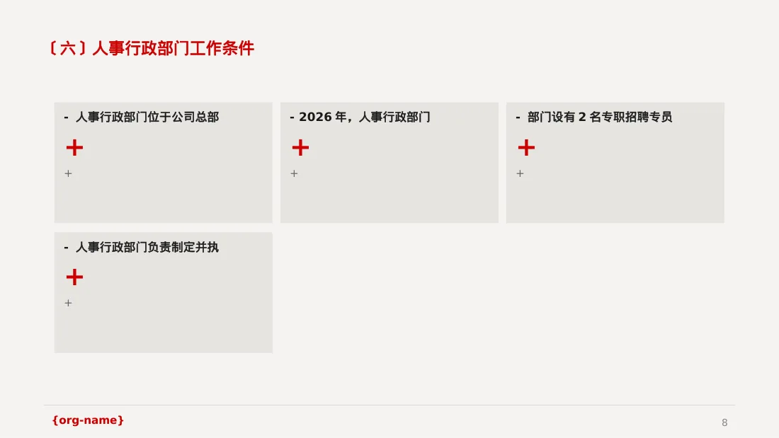 各岗位职责说明书 PPT模板 第8页预览