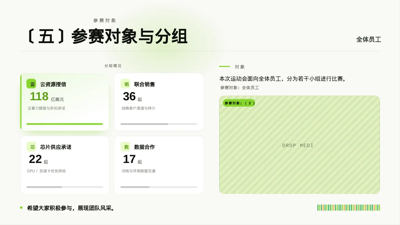 现代编辑风员工趣味运动会方案PPT模板（红黑杂志风）-2 第7页预览