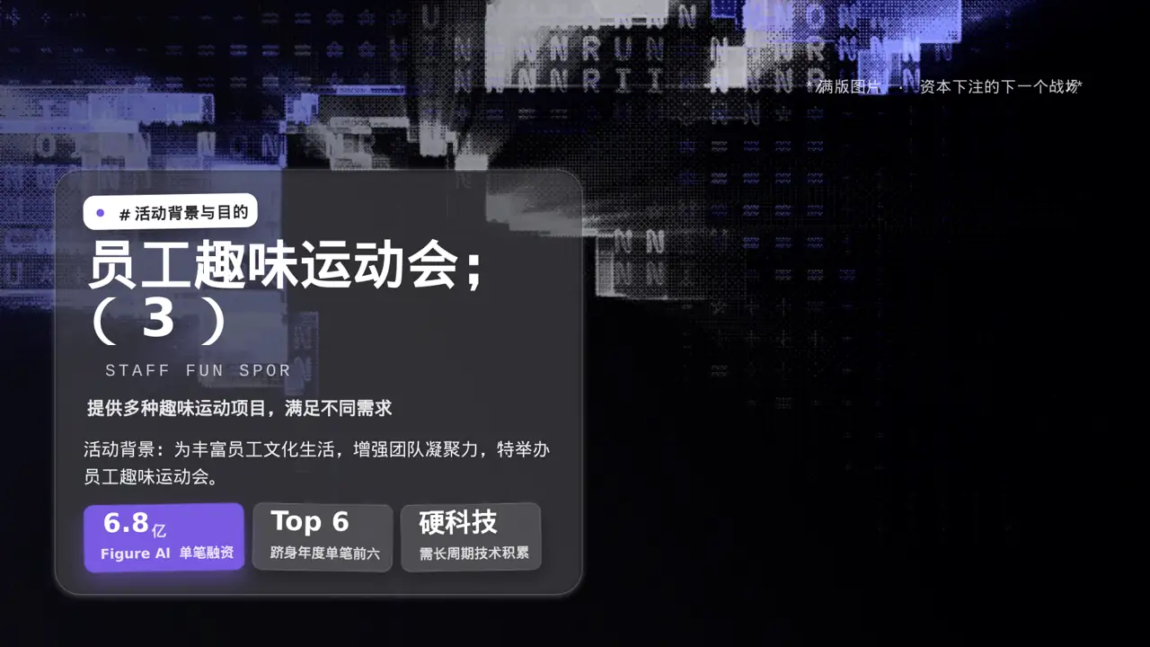 员工趣味运动会方案 PPT模板（黑白极简风）-2 第5页预览