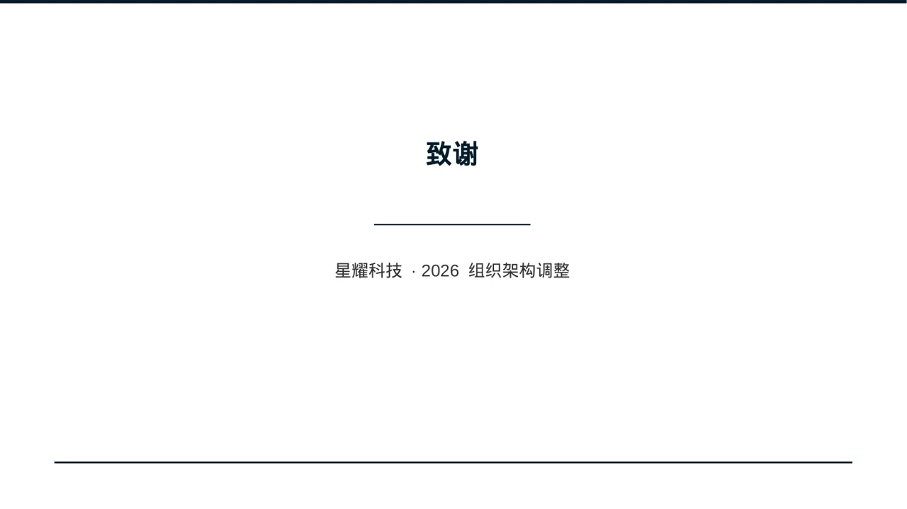 组织架构调整说明PPT模板（蓝色商务风）-4 第10页预览