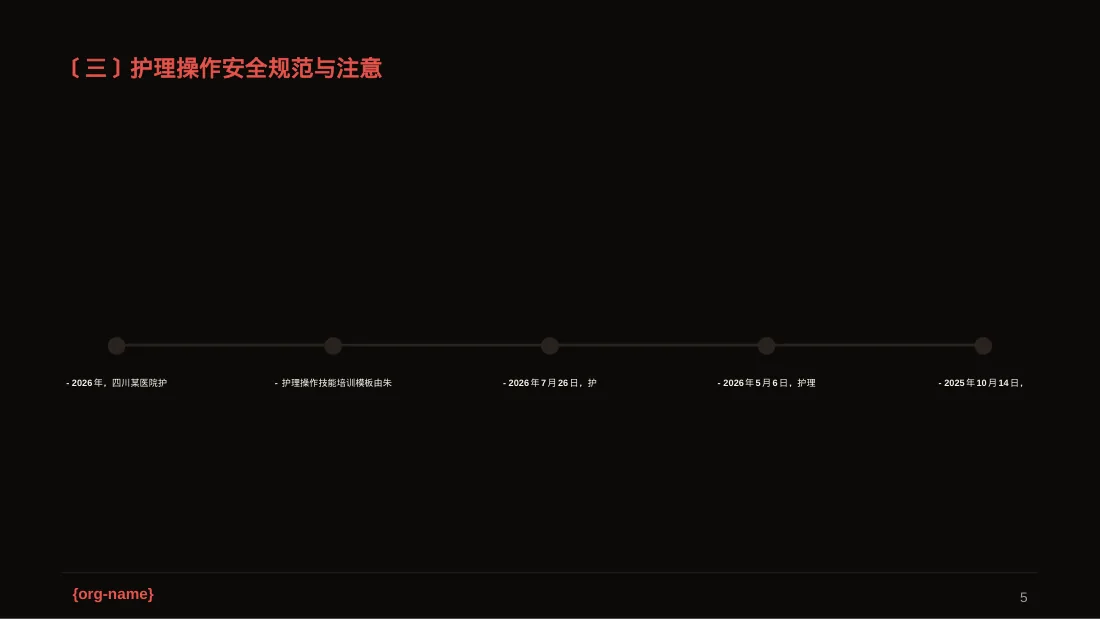 护理操作培训教学课件 PPT模板 第5页预览