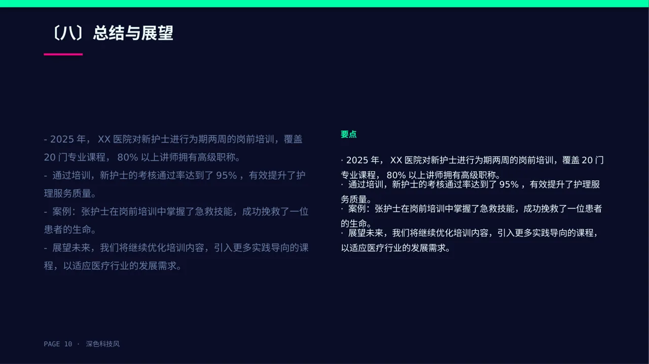 新护士岗前培训 PPT模板 第10页预览