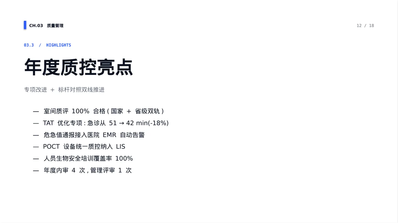 检验科日常工作管理汇报 PPT模板 第12页预览