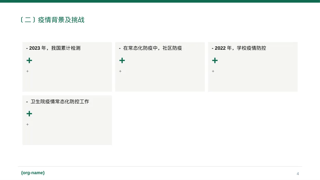 常态化防疫工作总结PPT模板 第4页预览