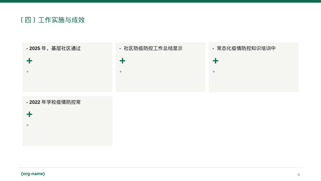 常态化防疫工作总结PPT模板 第6页预览
