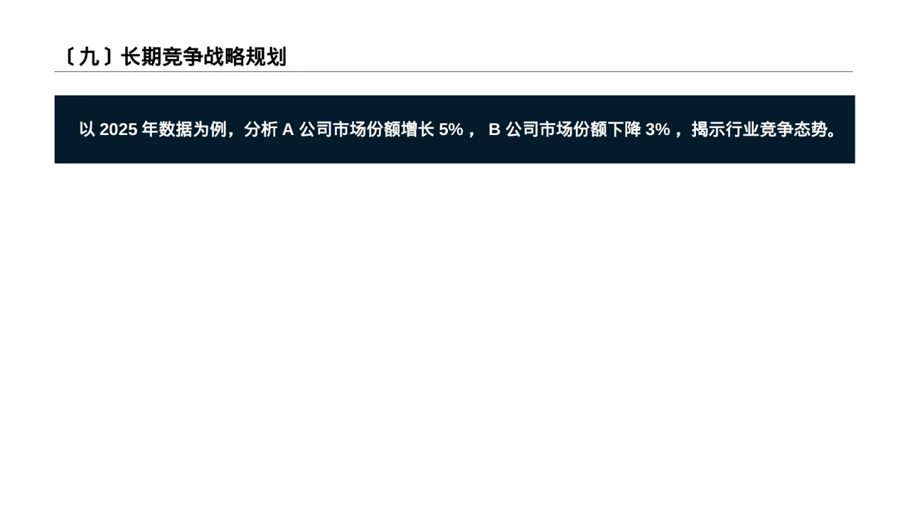 竞品运营策略研究工作报告PPT模板 第10页预览