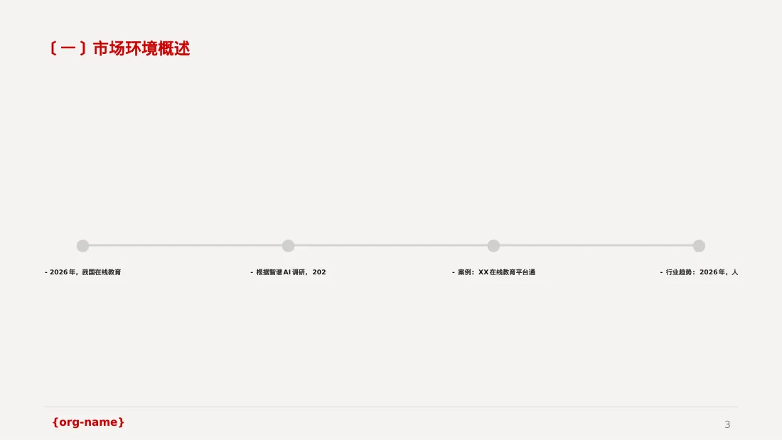 竞品运营策略研究工作报告PPT模板（黄蓝几何风） 第3页预览