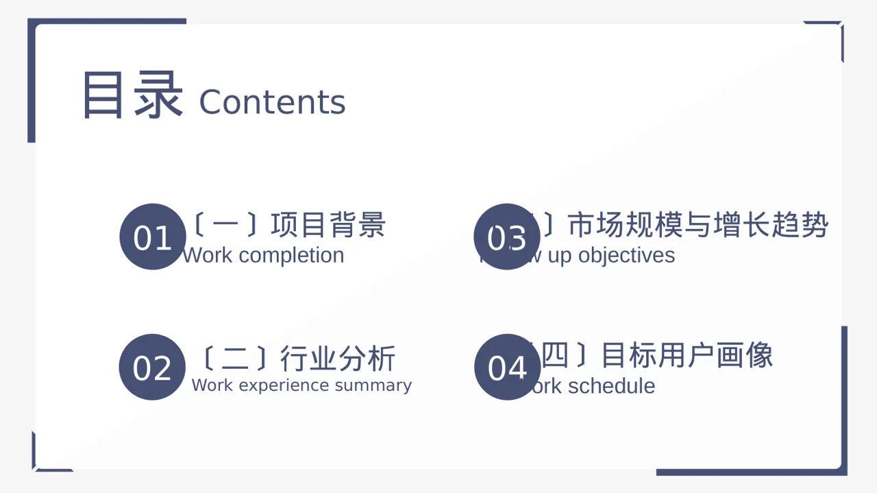 竞品运营策略研究工作报告 PPT模板 第2页预览