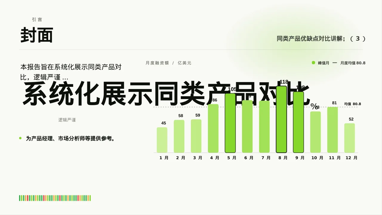 同类产品优缺点对比讲解PPT模板（红黑杂志风） 第3页预览