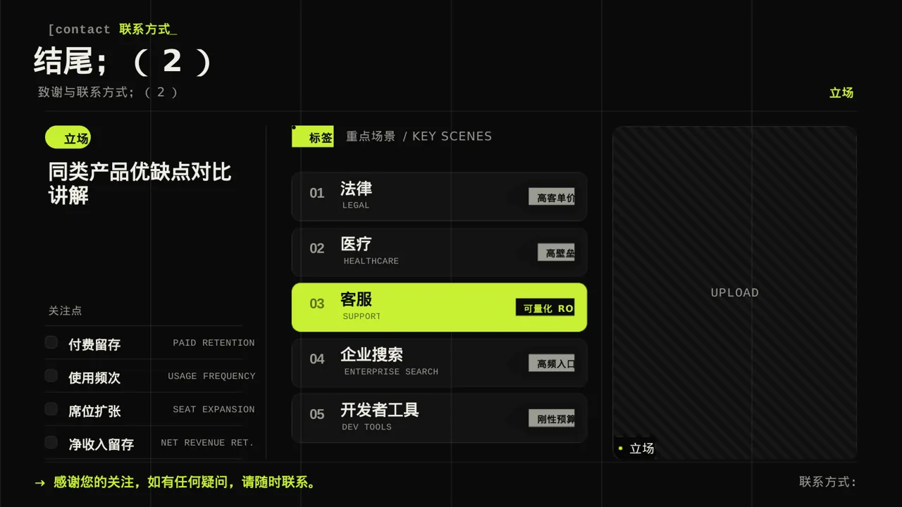 同类产品优缺点对比讲解 PPT模板（深色科技风）-3 第10页预览