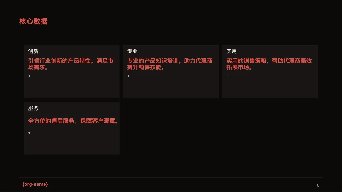 代理商产品培训课件 PPT模板 第8页预览