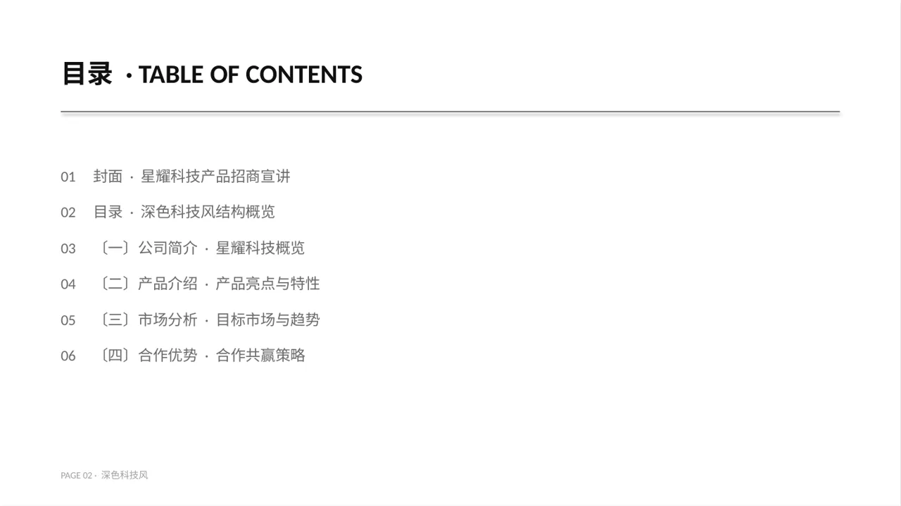 经销商产品招商宣讲文稿PPT模板 第2页预览