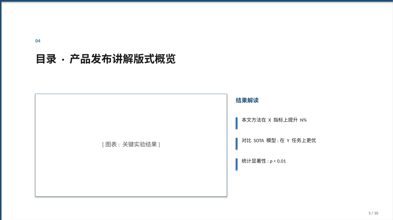 面向客户一对一讲解版式PPT模板 第5页预览