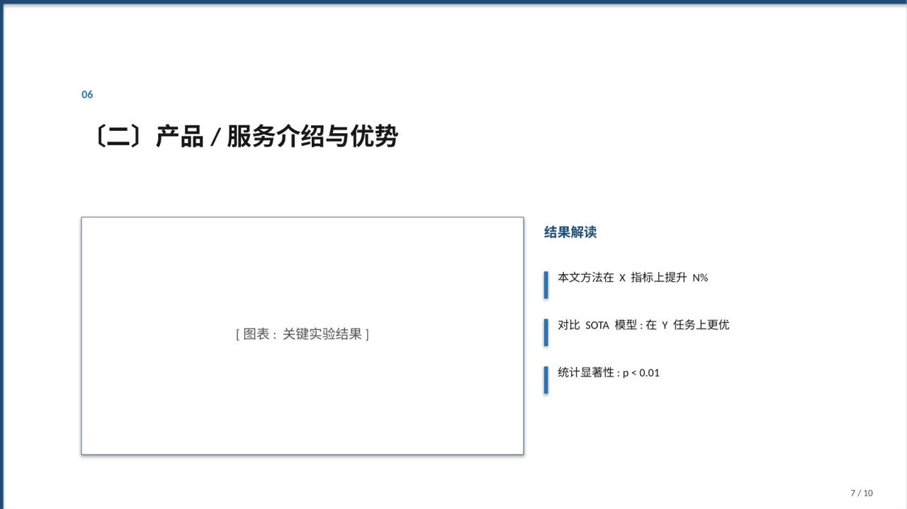 面向客户一对一讲解版式PPT模板 第7页预览