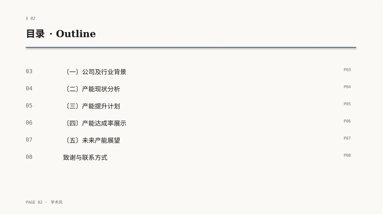 产能规模介绍宣讲模板 PPT模板 第2页预览