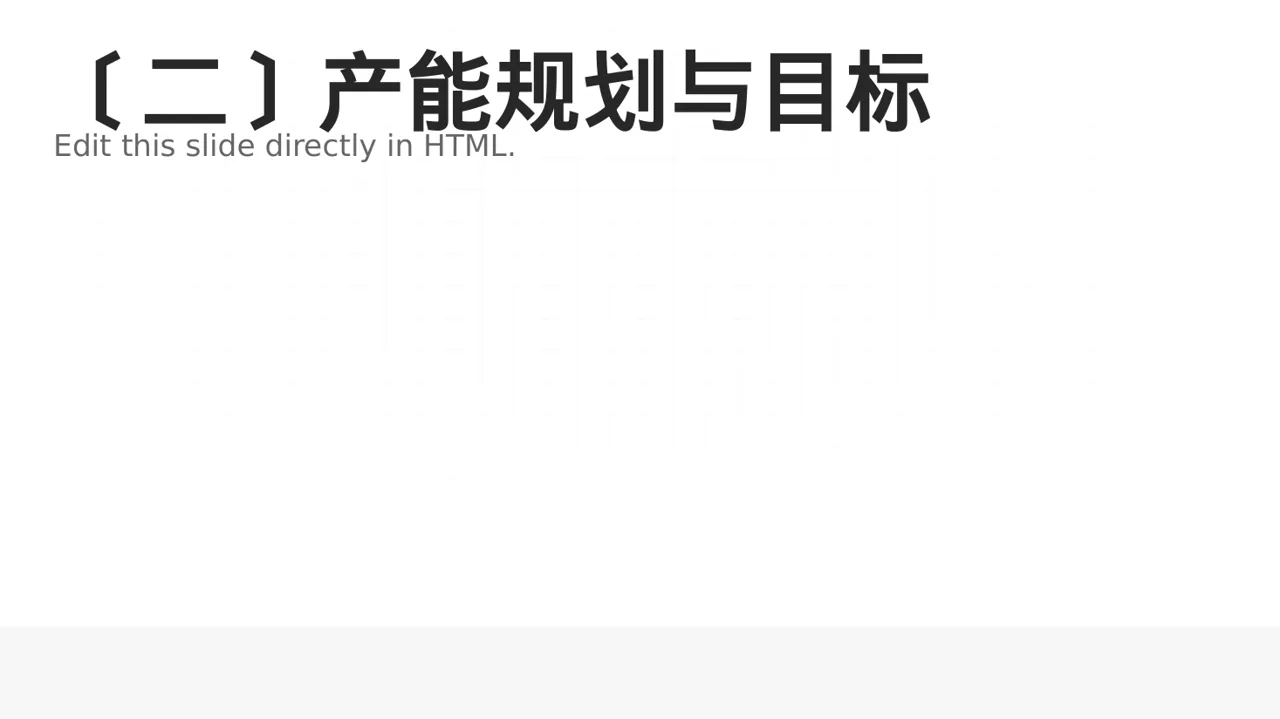 产能规模介绍宣讲模板 PPT 第3页预览