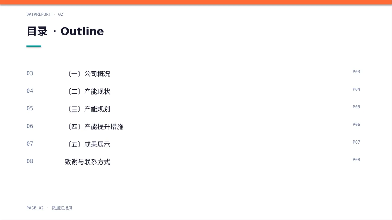 产能规模介绍宣讲模板 PPT模板 第2页预览