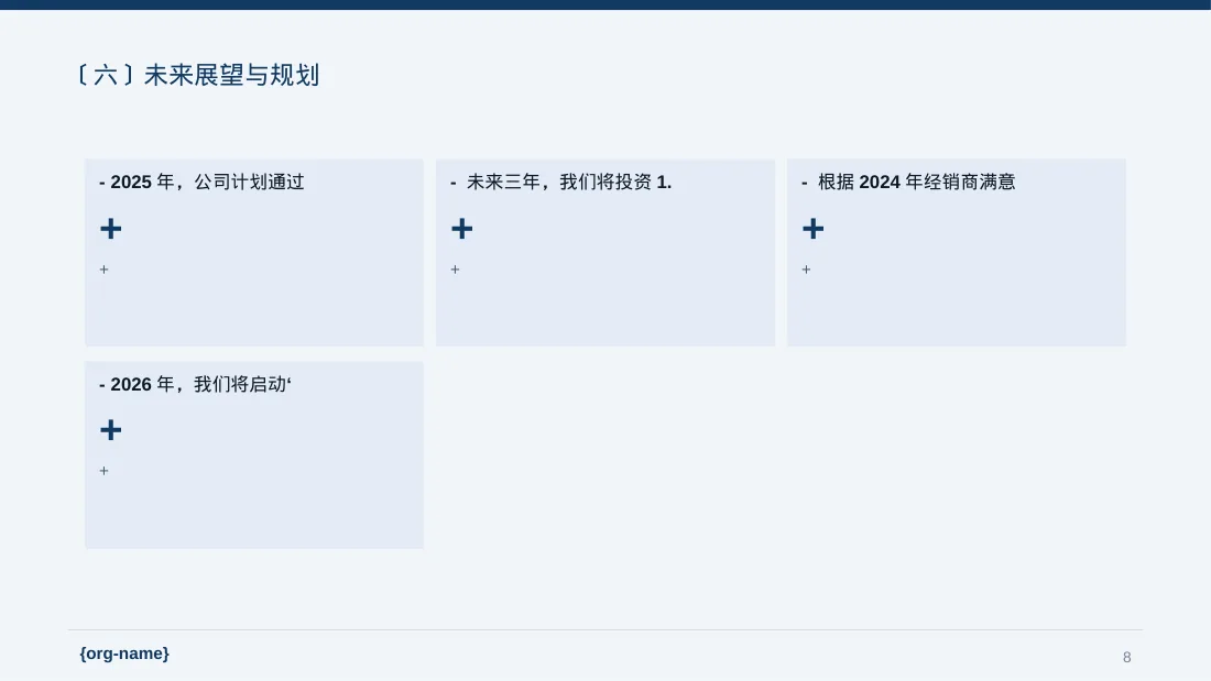 经销商大会企业宣讲文稿PPT模板 第8页预览