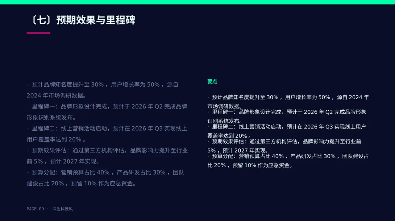 新品牌上线宣讲方案 PPT模板 第9页预览