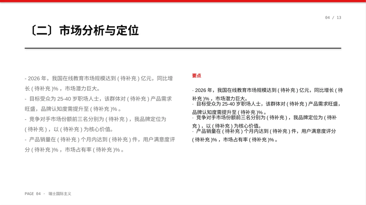 新品牌上线宣讲方案 PPT模板 第4页预览