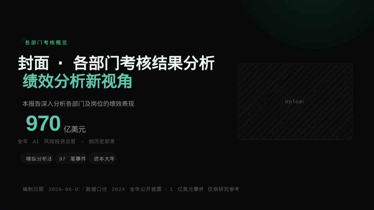 各部门考核结果分析报告PPT模板