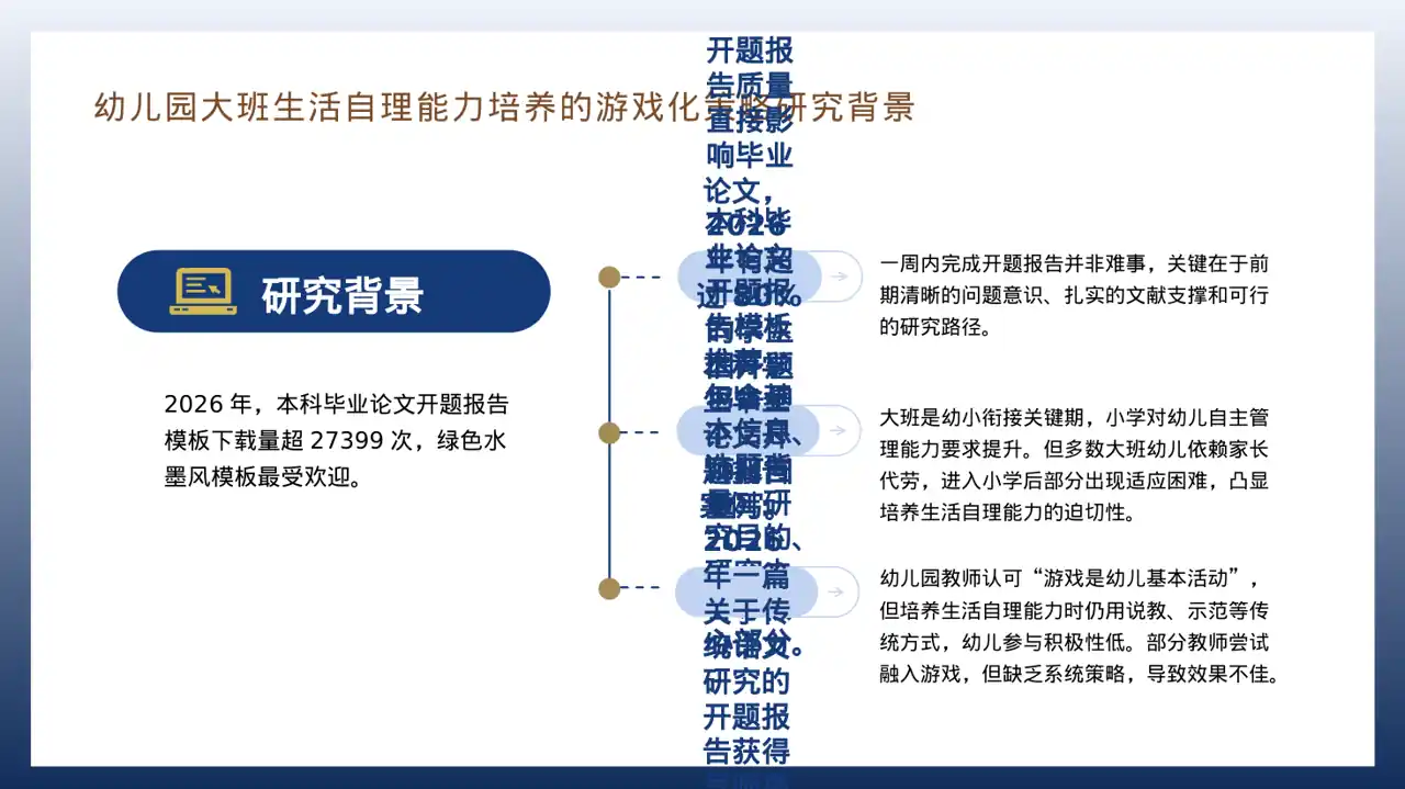 本科毕业论文开题报告PPT模板 第9页预览