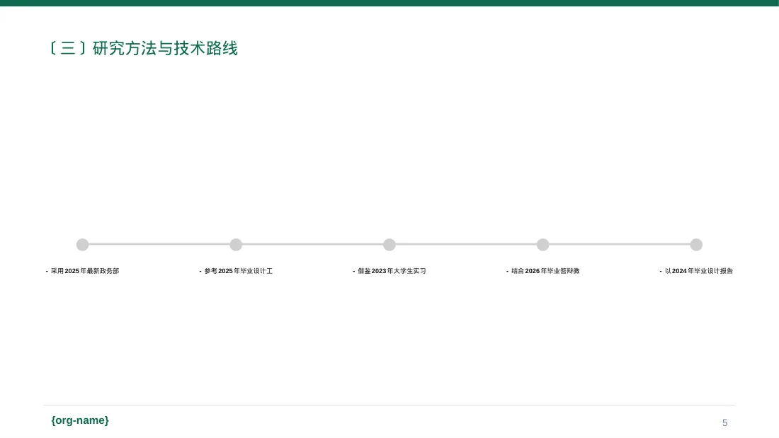 毕业设计最终定稿汇报PPT模板 第5页预览
