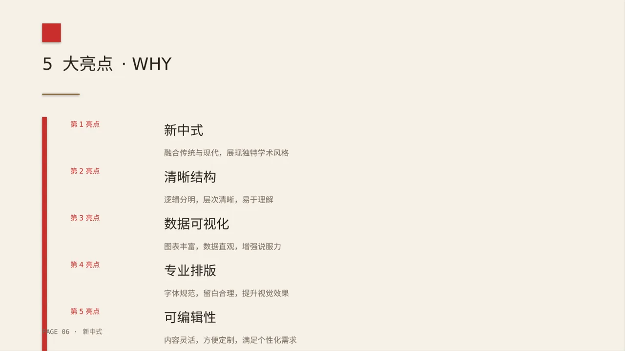 毕业设计最终定稿汇报PPT模板(新中式)-2 第6页预览