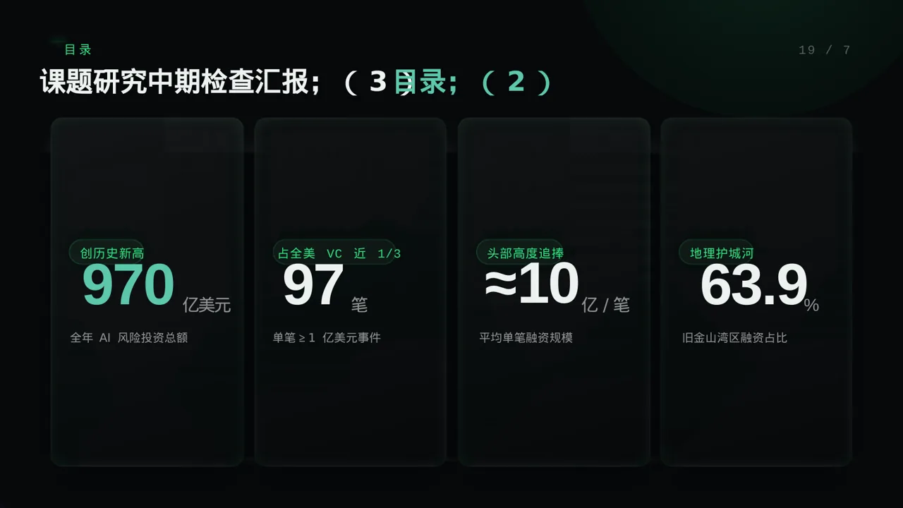 课题研究中期检查汇报PPT模板 第4页预览