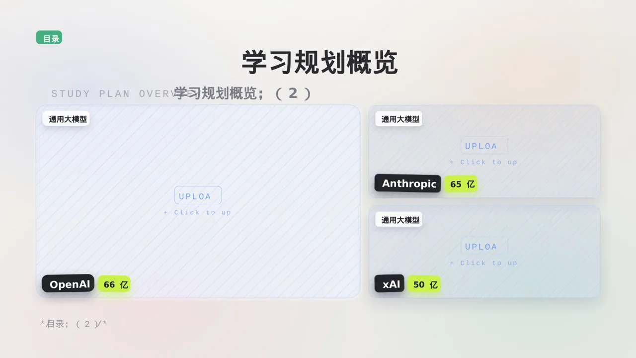 极简风考研学习规划分享PPT模板（黑白极简风） 第4页预览