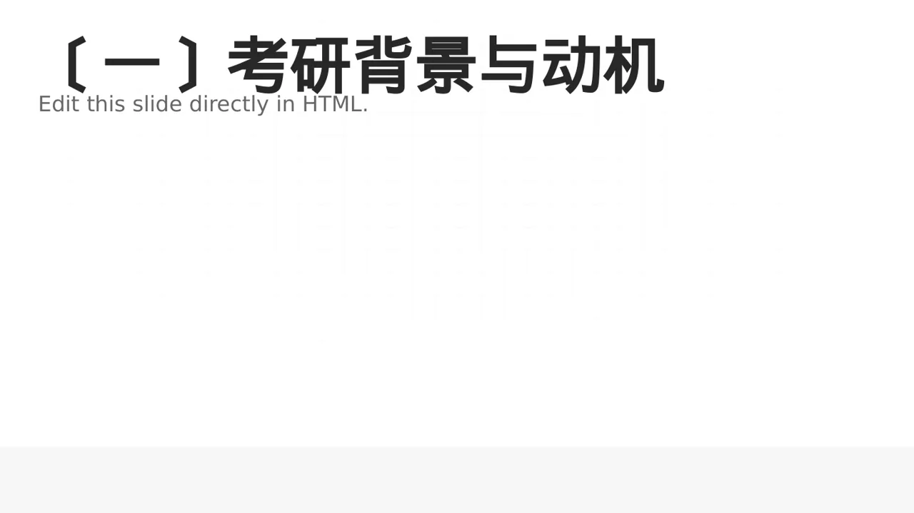 考研学习规划分享文稿 PPT模板 第2页预览