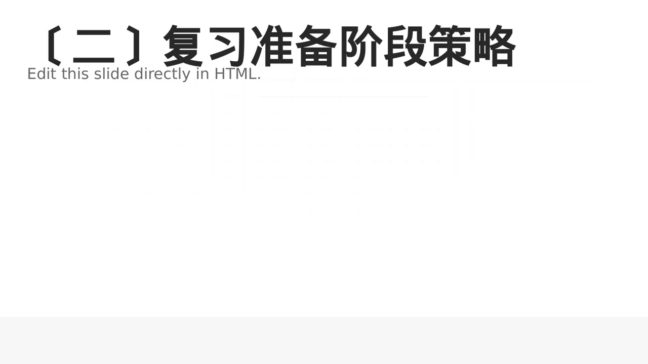 考研学习规划分享文稿PPT模板 第3页预览