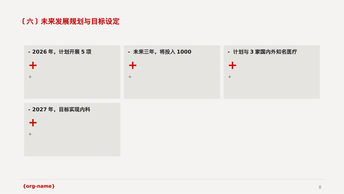 医院内科科室年度工作总结PPT模板（黄蓝几何风）-3 第8页预览