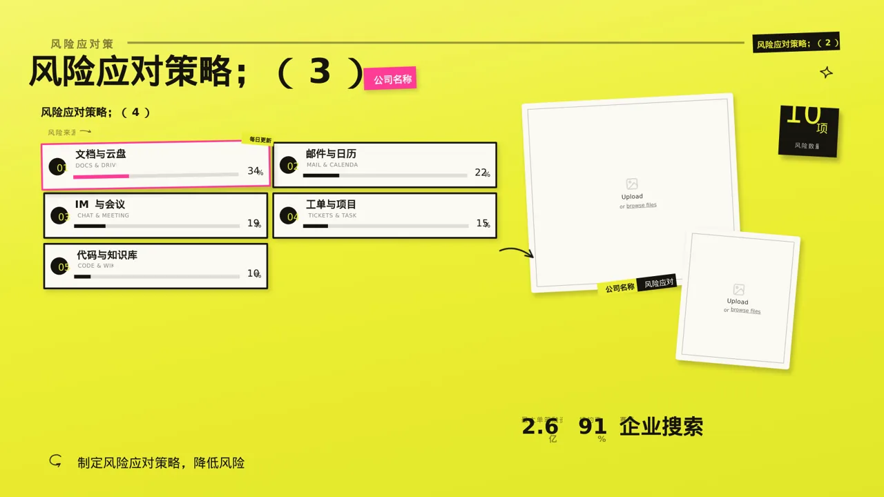 项目市场风险评估分析 PPT模板（新中式）-2 第9页预览