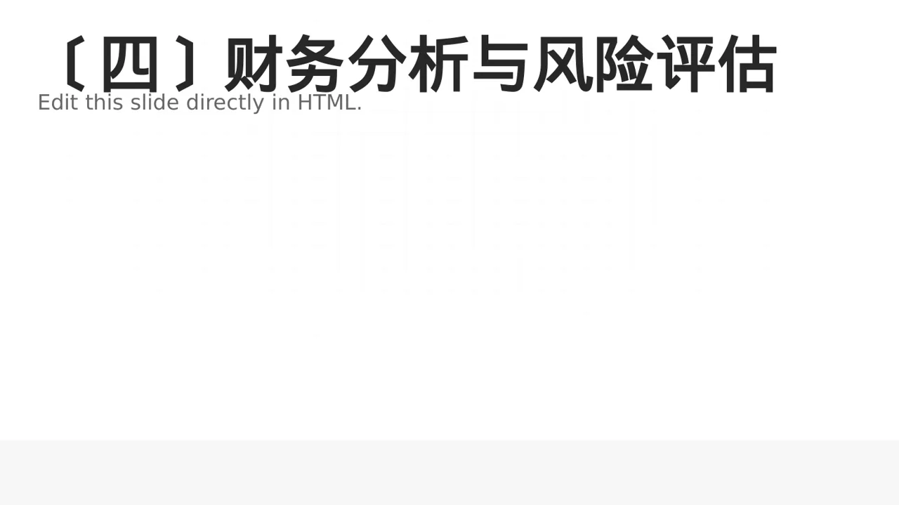 项目投资可行性研究报告PPT模板 第5页预览