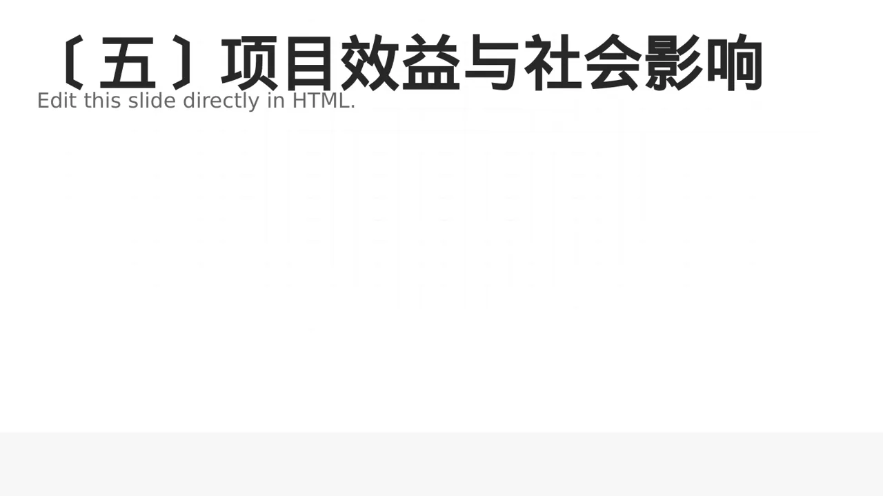 项目投资可行性研究报告PPT模板 第6页预览