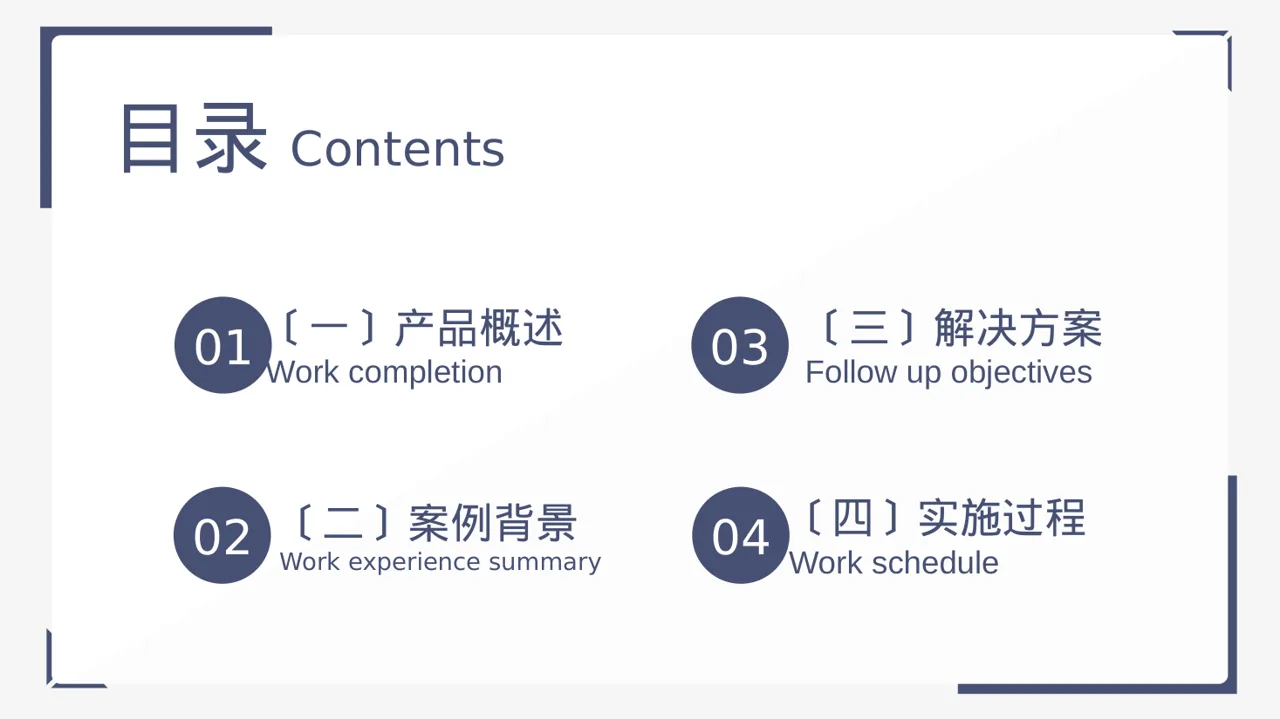 产品案例效果展示模板 PPT模板 第2页预览