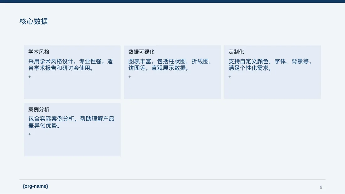 产品差异化优势分析PPT模板 第9页预览