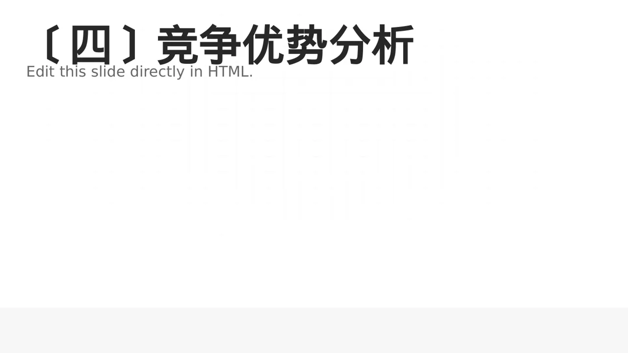 产品差异化优势分析 PPT模板 第5页预览