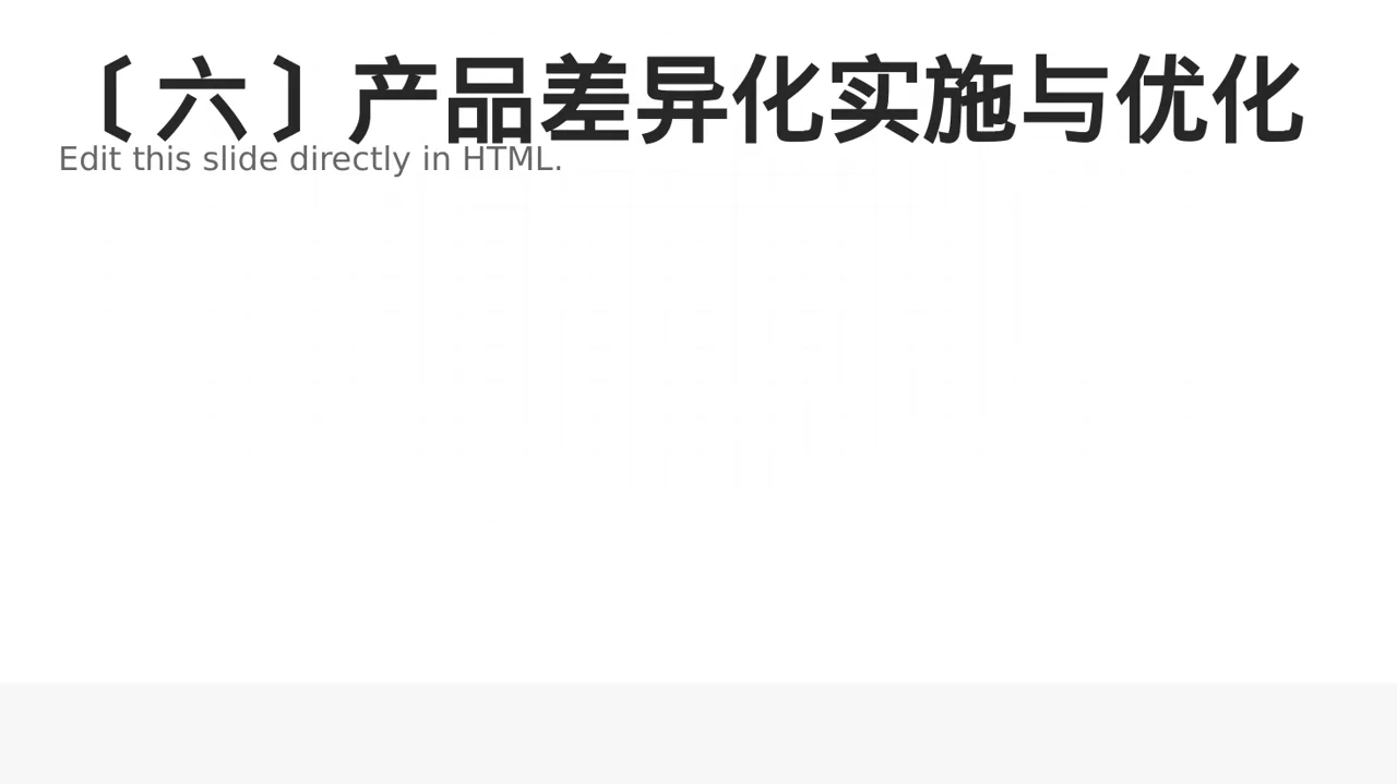 产品差异化优势分析 PPT模板 第7页预览