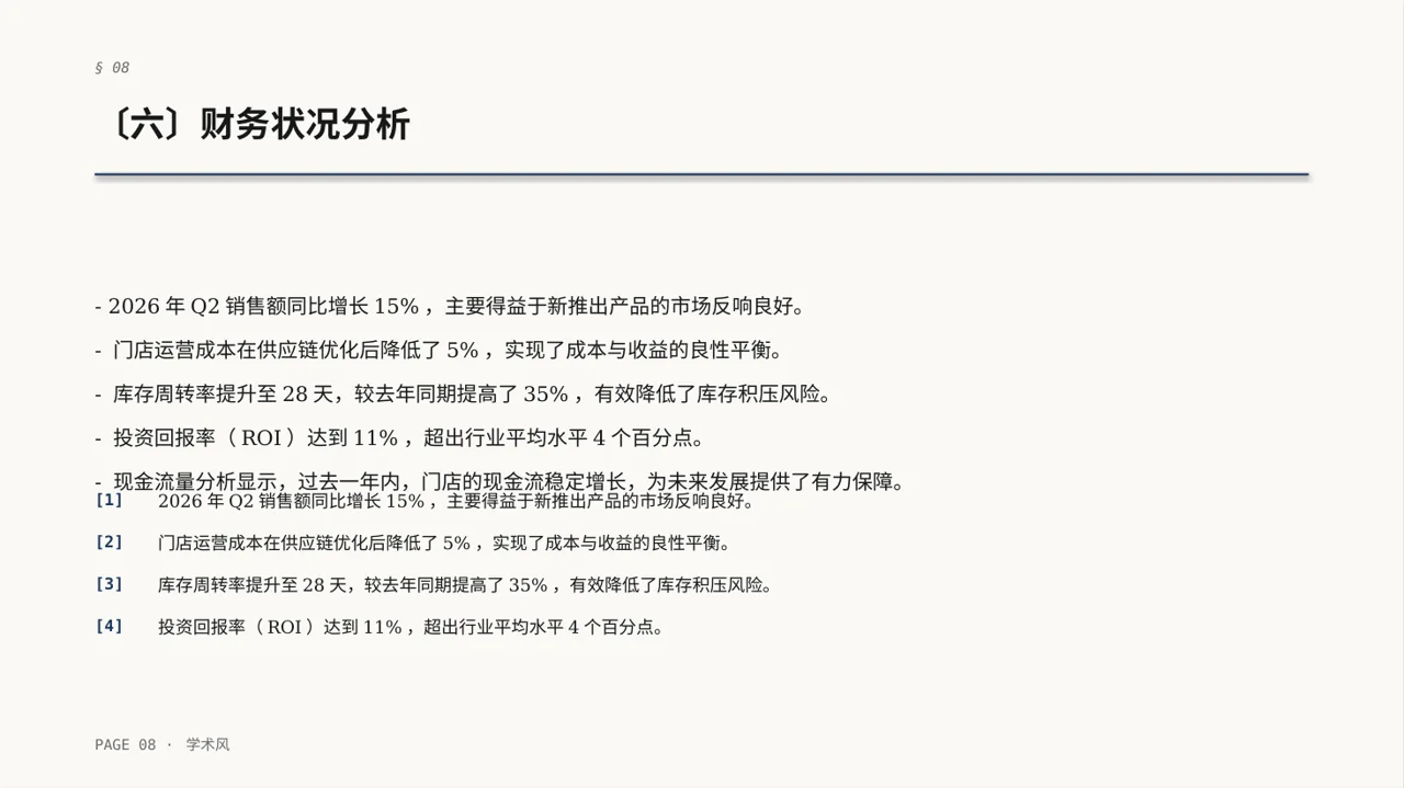单店日常运营管理报告PPT模板 第8页预览