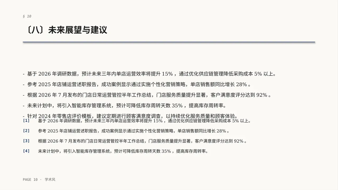 单店日常运营管理报告PPT模板 第10页预览